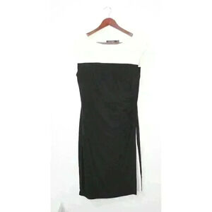 Lauren Ralph Lauren Faux Wrap Sleeveless Midi Jersey Knit Casual Dress Size 14